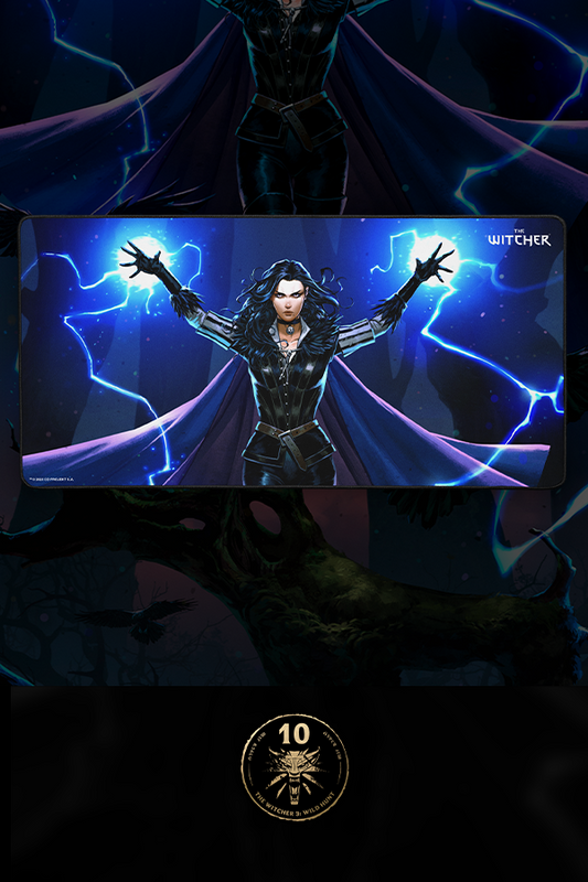 THE WITCHER 3: WILD HUNT 10TH ANNIVERSARY A SORCERESS' POWER OVERSIZED MOUSE PAD