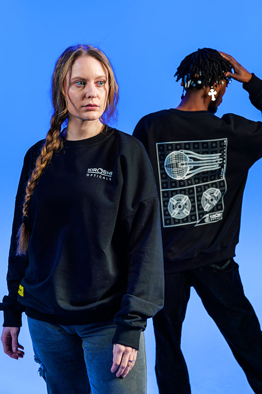 CYBERPUNK 2077 KIROSHI OPTICS TECHPRINT CREWNECK