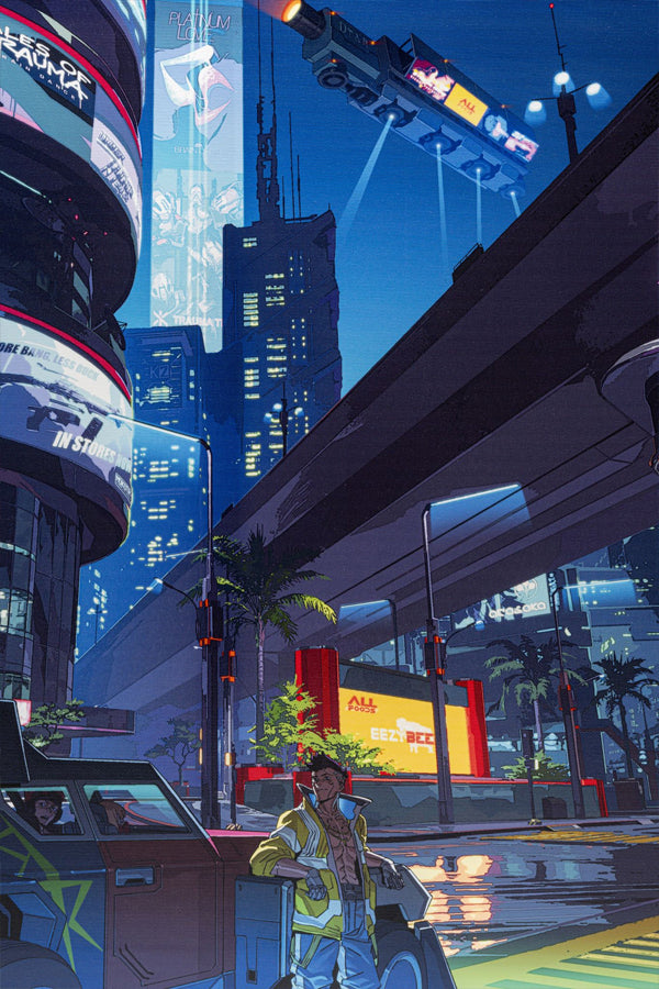 Cyberpunk: Edgerunners Leinwand-Poster - 30x45cm Anime Kunstwerk