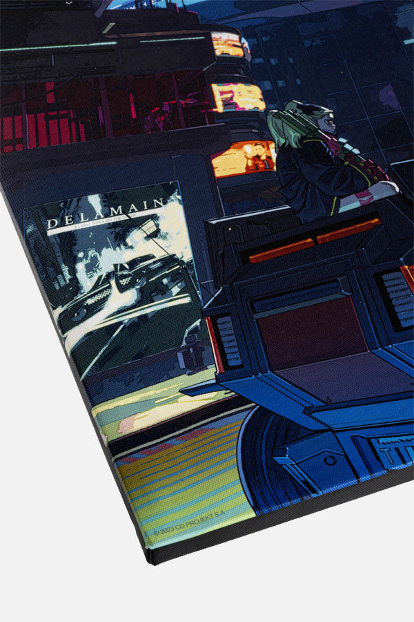 CYBERPUNK EDGERUNNERS SLICE OF LIFE CANVAS ART – CD PROJEKT RED Gear ...