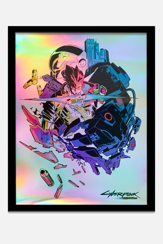 CYBERPUNK: EDGERUNNERS-LITHOGRAPHY BY DAVID AND LUCY, CREATED BY STUDIO TRIGGER