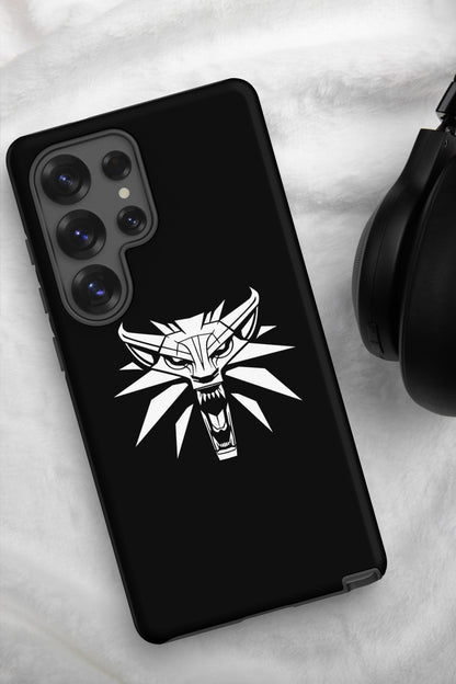 COQUE SAMSUNG GALAXY THE WITCHER WHITE WOLF