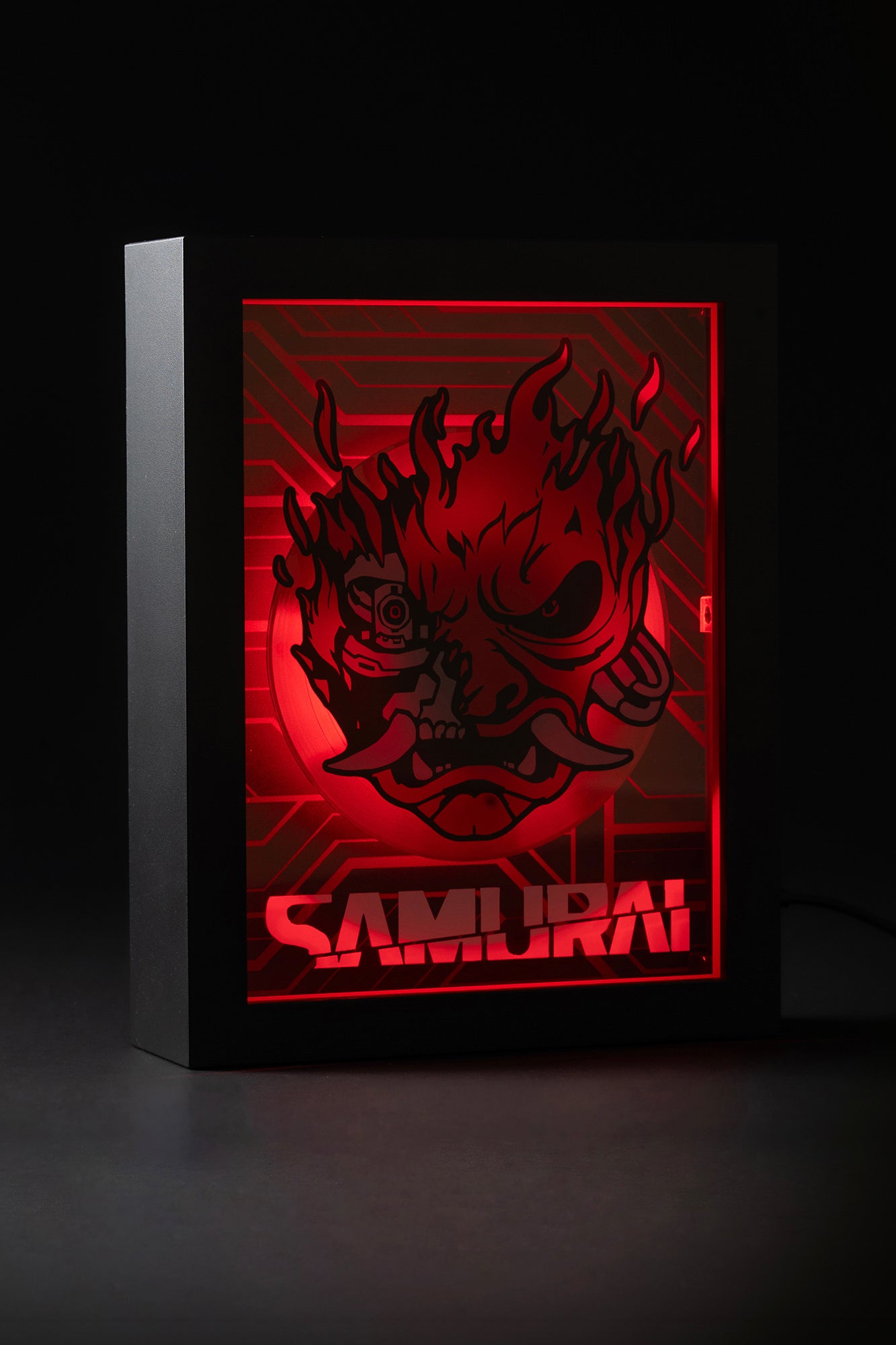 CYBERPUNK 2077 : SHADOWBOX ANIMÉE SAMURAI