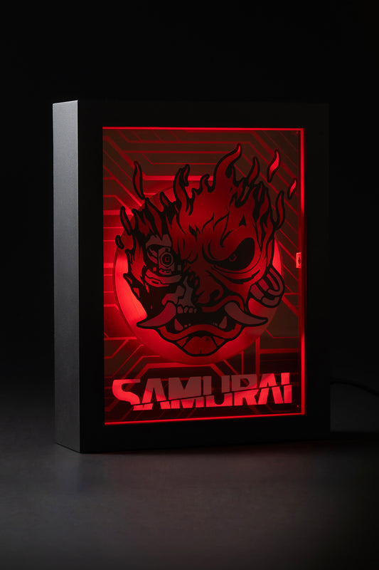 CYBERPUNK 2077 SAMURAI MOTION SHADOWBOX