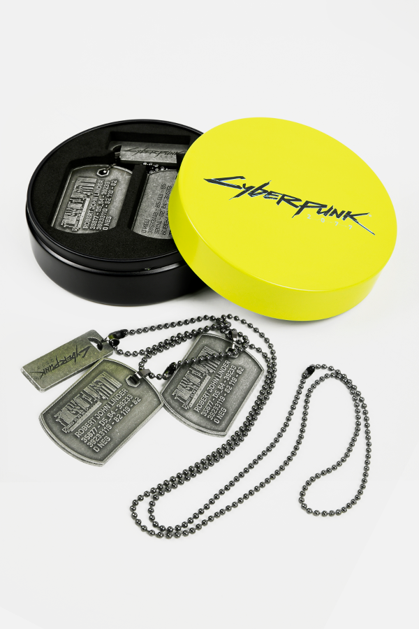 CYBERPUNK 2077 JOHNNY SILVERHAND'S DOG TAGS – CD PROJEKT RED Gear Store