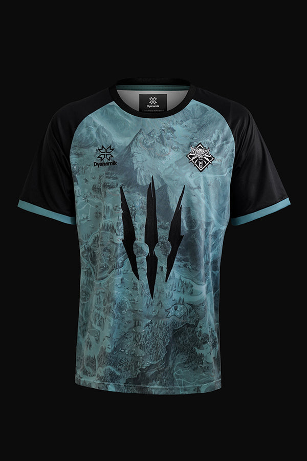 LE MAILLOT DE L'ÉQUIPE THE WITCHER AVEC CARTE