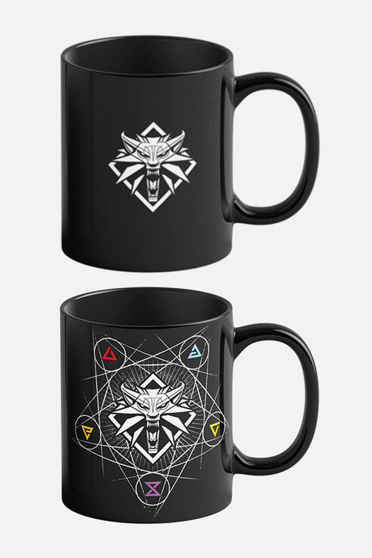 THE WITCHER 3 WITCHER SIGNS HEAT REVEAL MUG