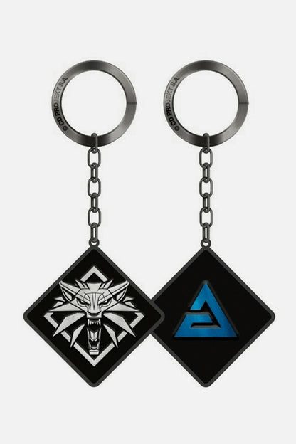 THE WITCHER 3 AARD SYMBOL KEYCHAIN