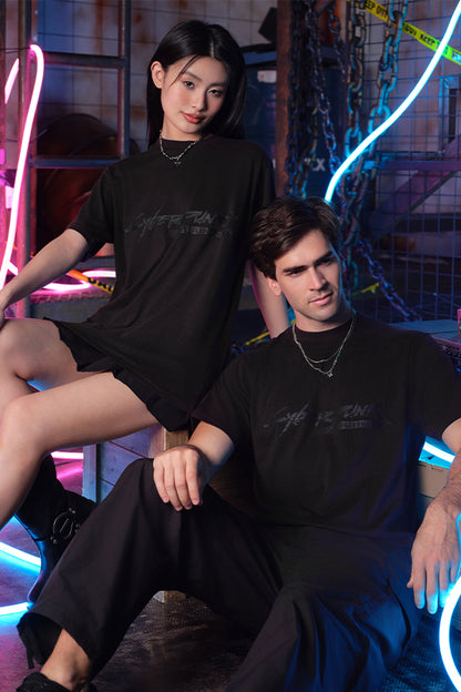 CYBERPUNK EDGERUNNERS LUCY BARCODE SPINE TEE