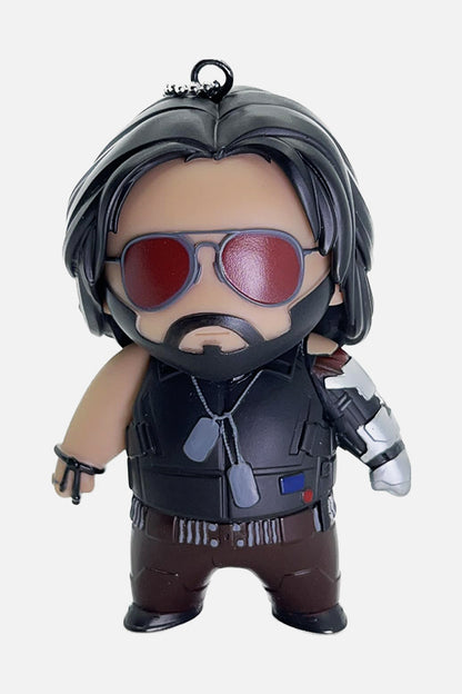 CYBERPUNK 2077 FIGURINE SUSPENDUE JOHNNY SILVERHAND