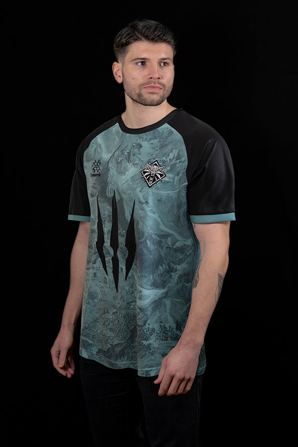 THE WITCHER TEAM JERSEY MAP SHIRT