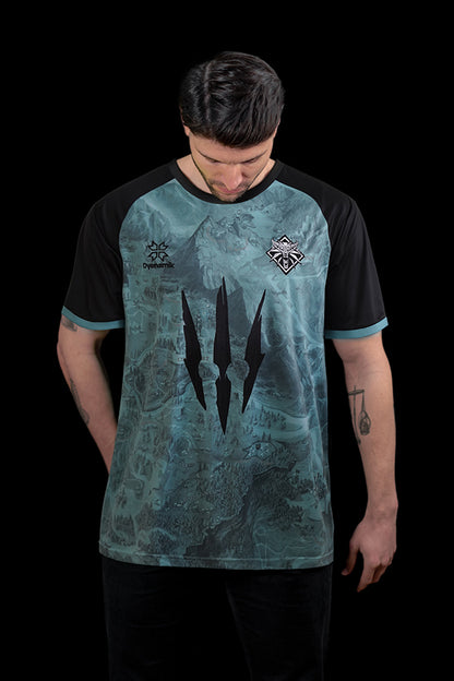 THE WITCHER TEAM JERSEY MAP SHIRT