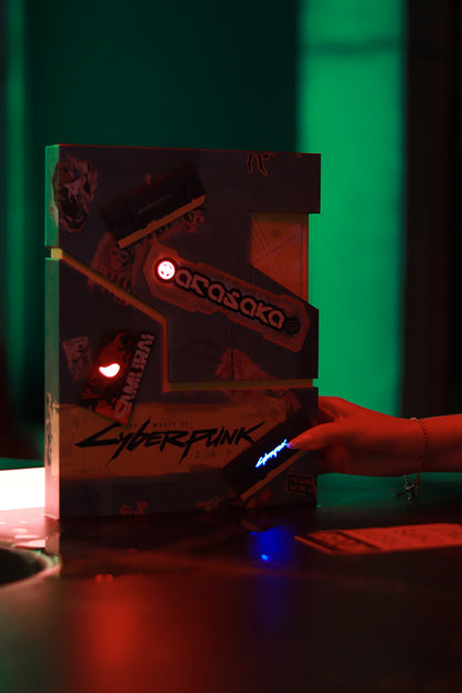 AUTOCOLLANT LUMINEUX SAMURAI DE CYBERPUNK 2077