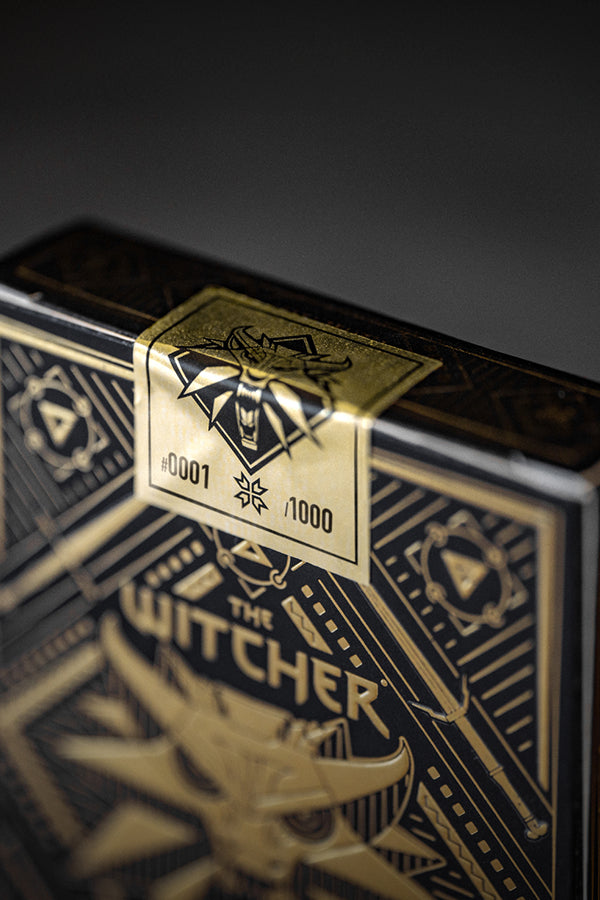 "THE WITCHER"-SPIELKARTEN: LIMITIERTE GOLD-EDITION