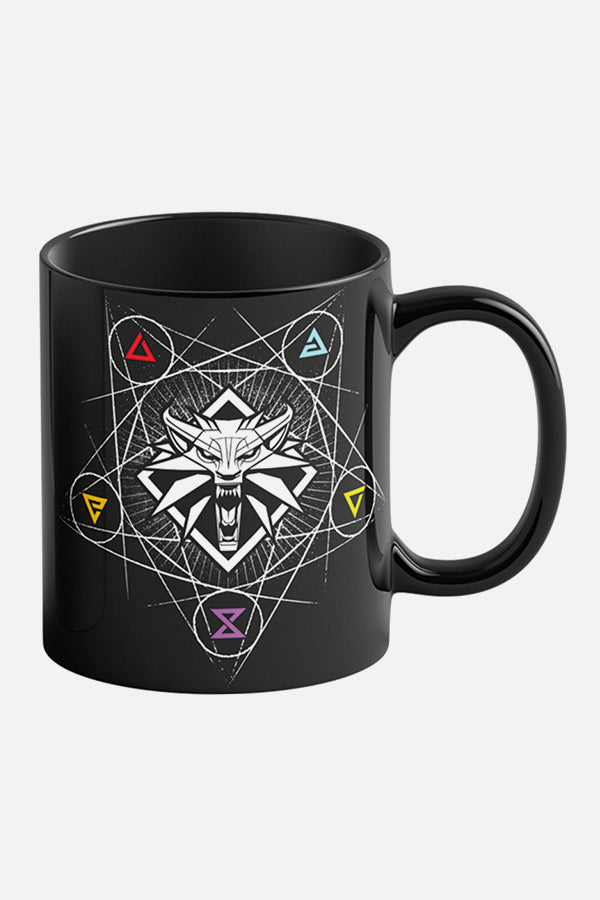 THE WITCHER 3 WITCHER SIGNS HEAT REVEAL MUG