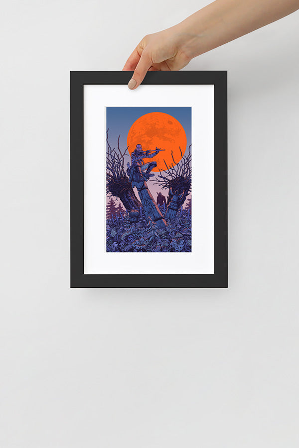 THE WITCHER 3: WILD HUNT 10TH ANNIVERSARY MASTER MIRROR FRAMED PRINT