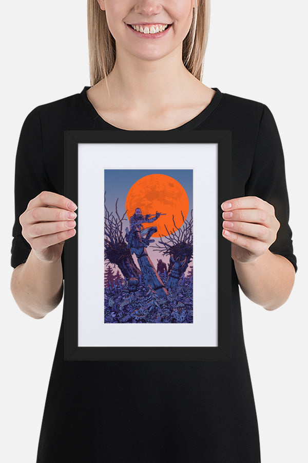 THE WITCHER 3: WILD HUNT 10TH ANNIVERSARY MASTER MIRROR FRAMED PRINT