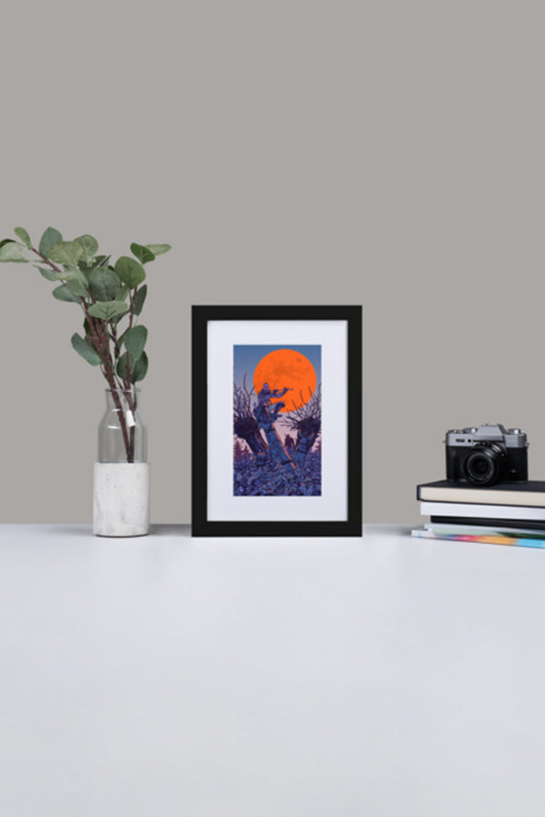 THE WITCHER 3: WILD HUNT 10TH ANNIVERSARY MASTER MIRROR FRAMED PRINT