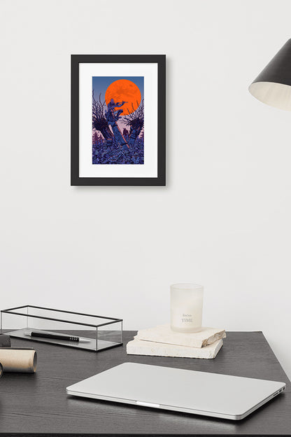 THE WITCHER 3: WILD HUNT 10TH ANNIVERSARY MASTER MIRROR FRAMED PRINT