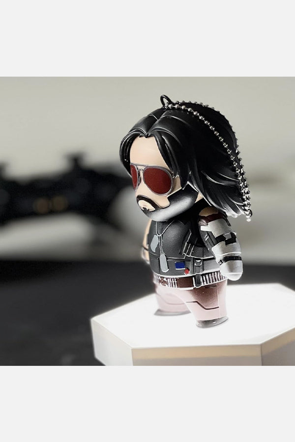 CYBERPUNK 2077 FIGURINE SUSPENDUE JOHNNY SILVERHAND