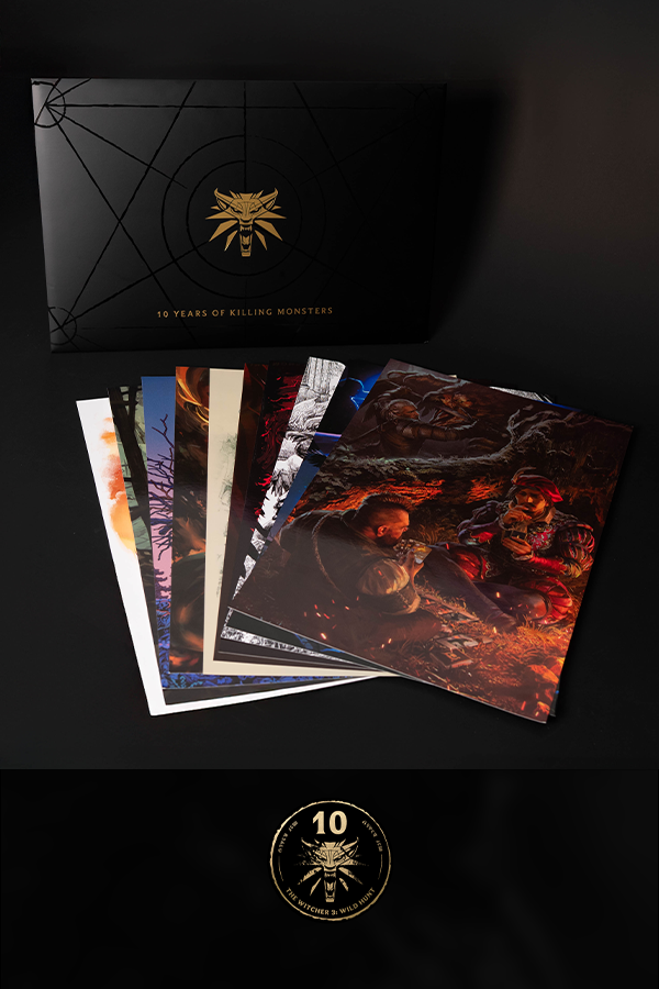 THE WITCHER 3: WILD HUNT 10TH ANNIVERSARY 10 FOR 10 PRINT COLLECTION ...