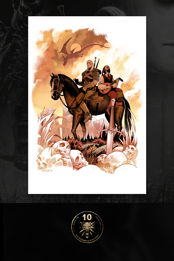 "THE WITCHER 3: WILD HUNT" 10-JÄHRIGES JUBILÄUM – "10 FÜR 10"-DRUCKSAMMLUNG