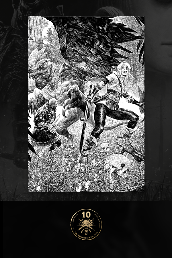 "THE WITCHER 3: WILD HUNT" 10-JÄHRIGES JUBILÄUM – "10 FÜR 10"-DRUCKSAMMLUNG