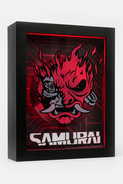 CYBERPUNK 2077 : SHADOWBOX ANIMÉE SAMURAI
