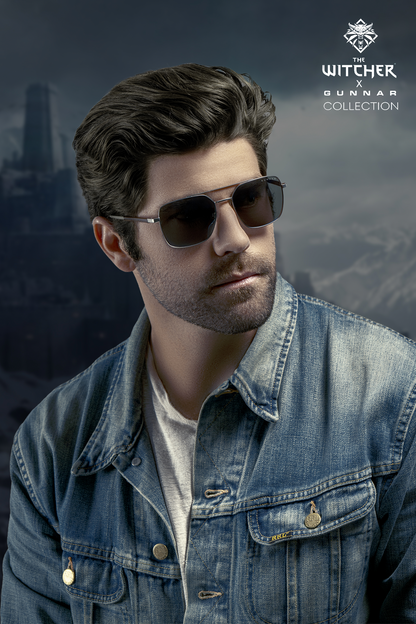 THE WITCHER LUNETTES LOUP BLANC X GUNNAR OPTIKS