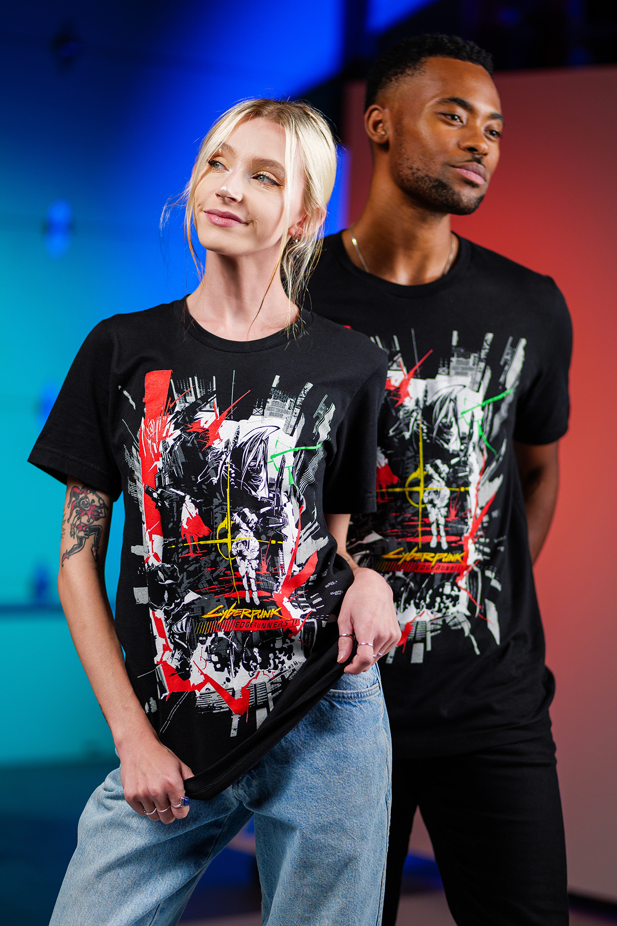 T-SHIRT CYBERPUNK: EDGERUNNERS 2 - POSTER ART