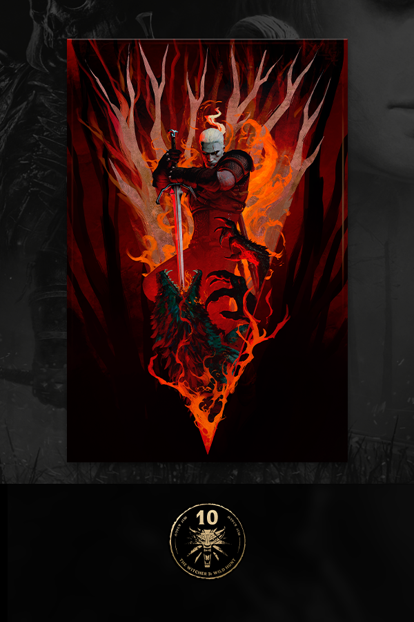 "THE WITCHER 3: WILD HUNT" 10-JÄHRIGES JUBILÄUM – "10 FÜR 10"-DRUCKSAMMLUNG