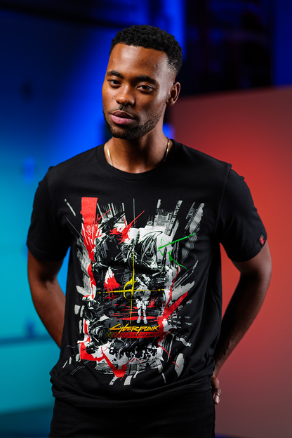 T-SHIRT CYBERPUNK: EDGERUNNERS 2 - POSTER ART