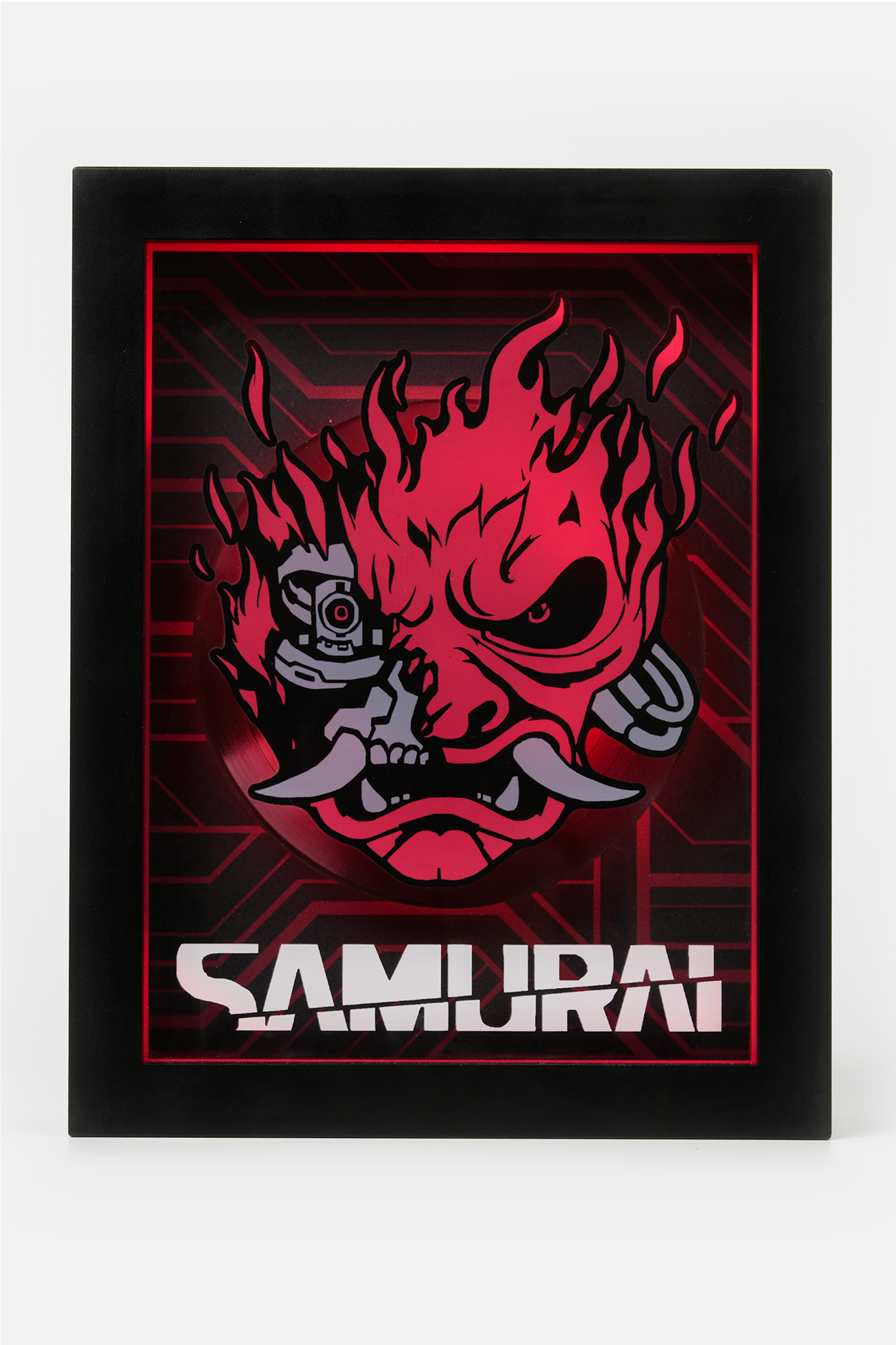 CYBERPUNK 2077 : SHADOWBOX ANIMÉE SAMURAI