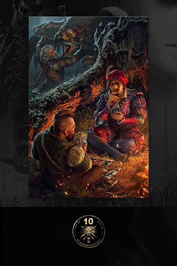 "THE WITCHER 3: WILD HUNT" 10-JÄHRIGES JUBILÄUM – "10 FÜR 10"-DRUCKSAMMLUNG