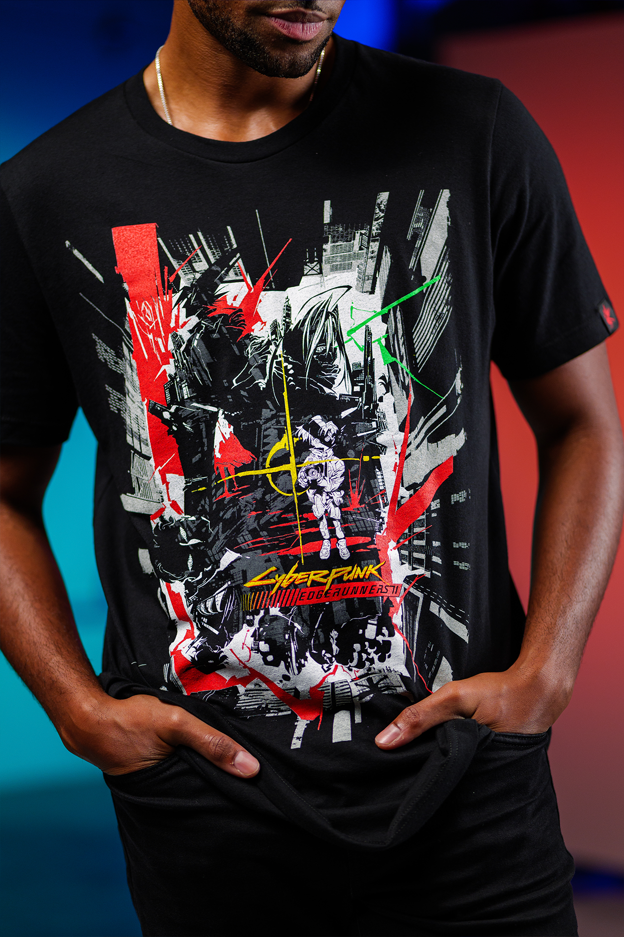 T-SHIRT CYBERPUNK: EDGERUNNERS 2 - POSTER ART