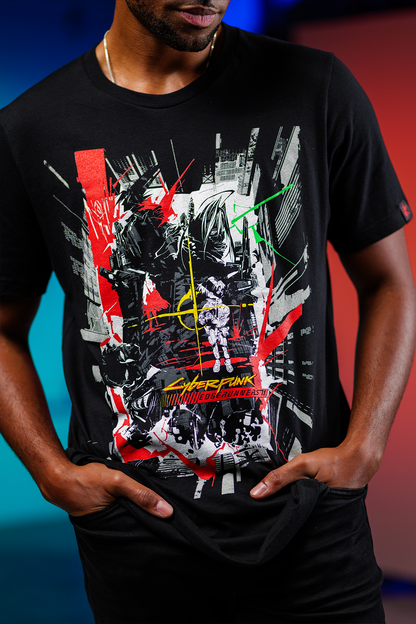 T-SHIRT CYBERPUNK: EDGERUNNERS 2 - POSTER ART