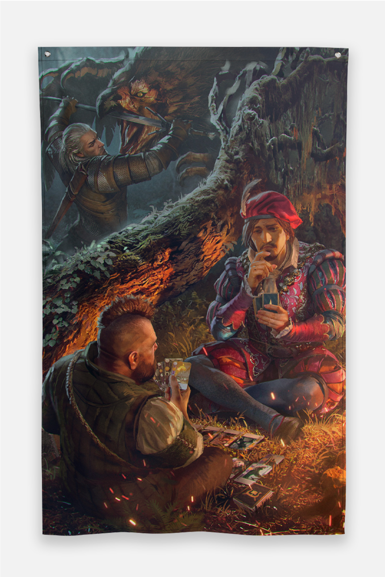 THE WITCHER 3: WILD HUNT 10TH ANNIVERSARY TWO FIERCE DUELS BANNER