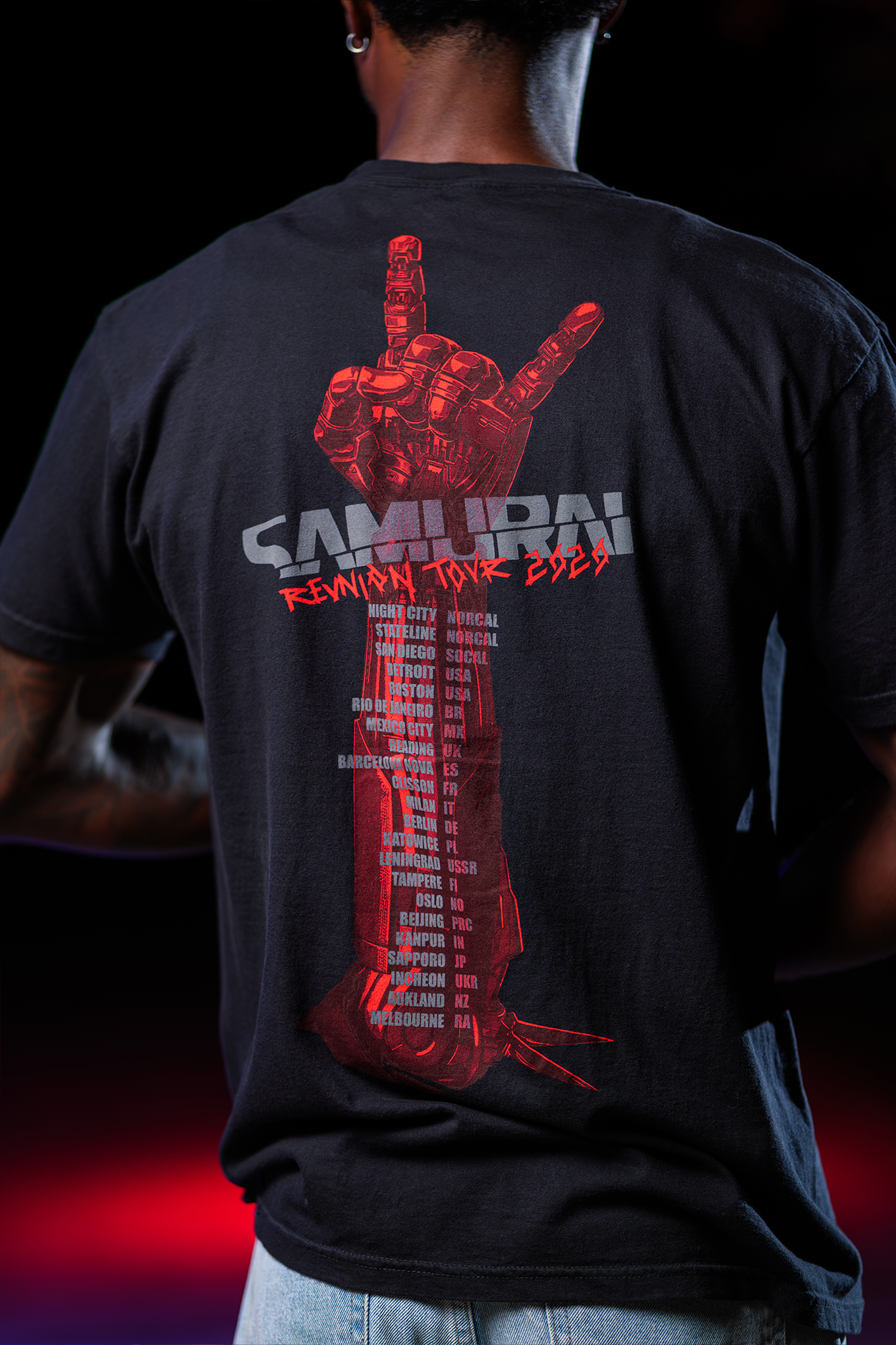 CYBERPUNK 2077 SAMURAI REUNION TOUR TEE