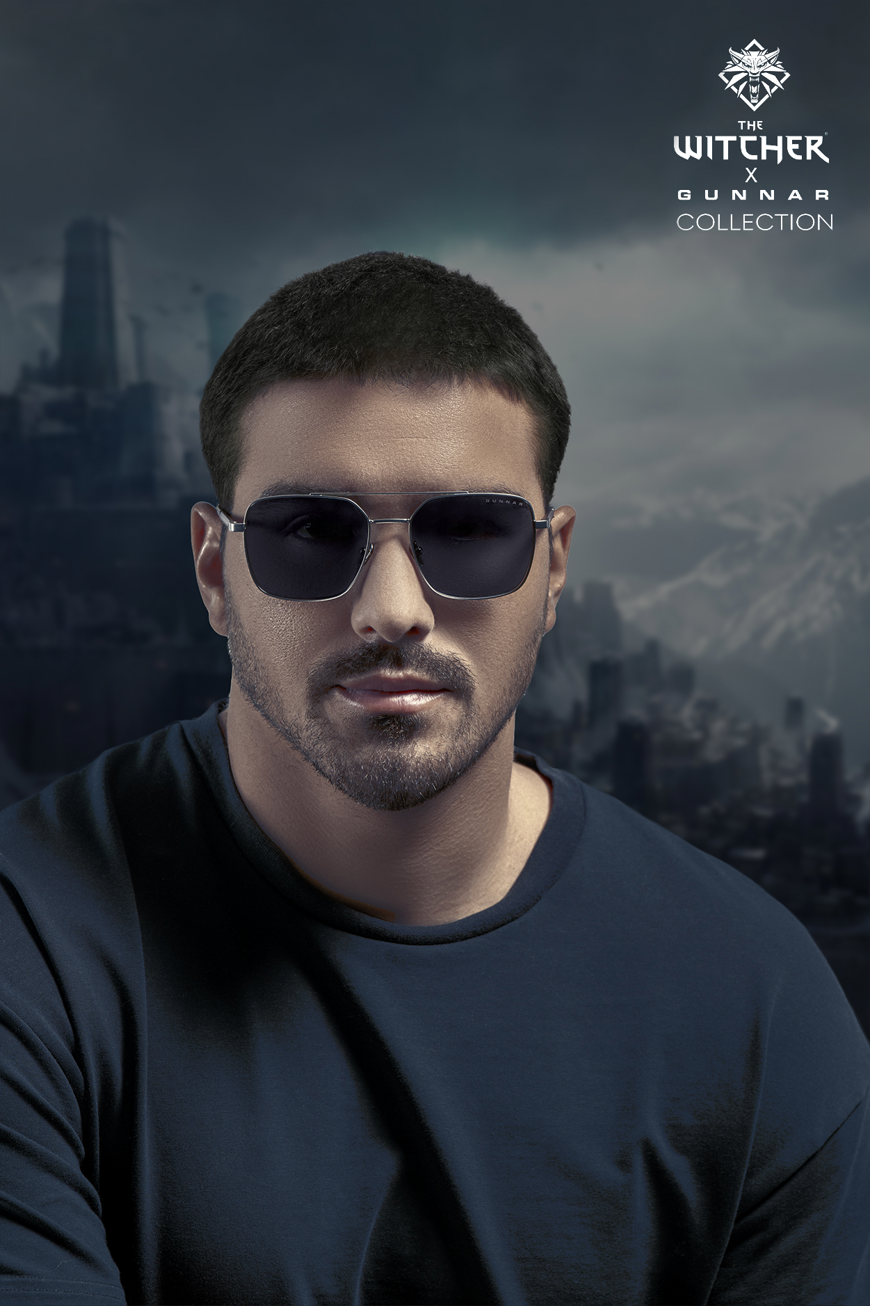 THE WITCHER LUNETTES LOUP BLANC X GUNNAR OPTIKS