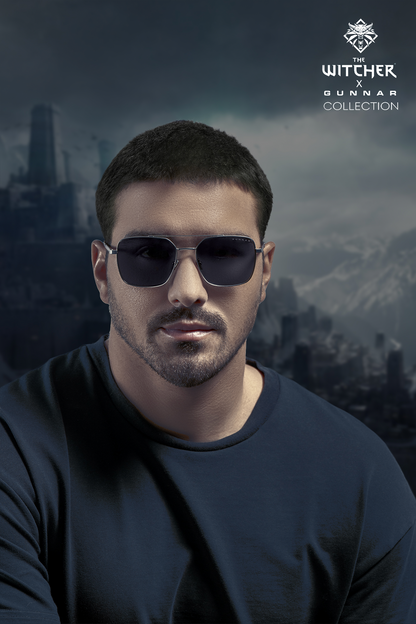 THE WITCHER LUNETTES LOUP BLANC X GUNNAR OPTIKS