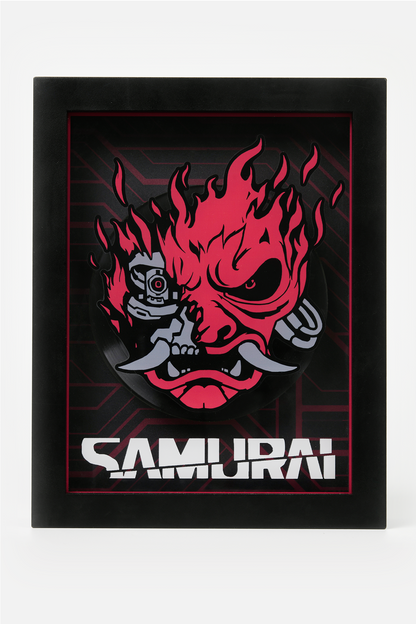 CYBERPUNK 2077 : SHADOWBOX ANIMÉE SAMURAI