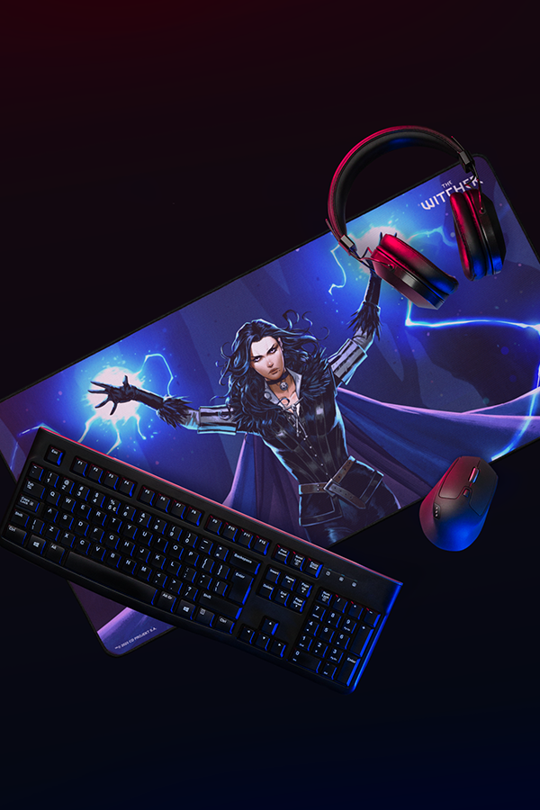 THE WITCHER 3: WILD HUNT 10TH ANNIVERSARY A SORCERESS' POWER OVERSIZED MOUSE PAD