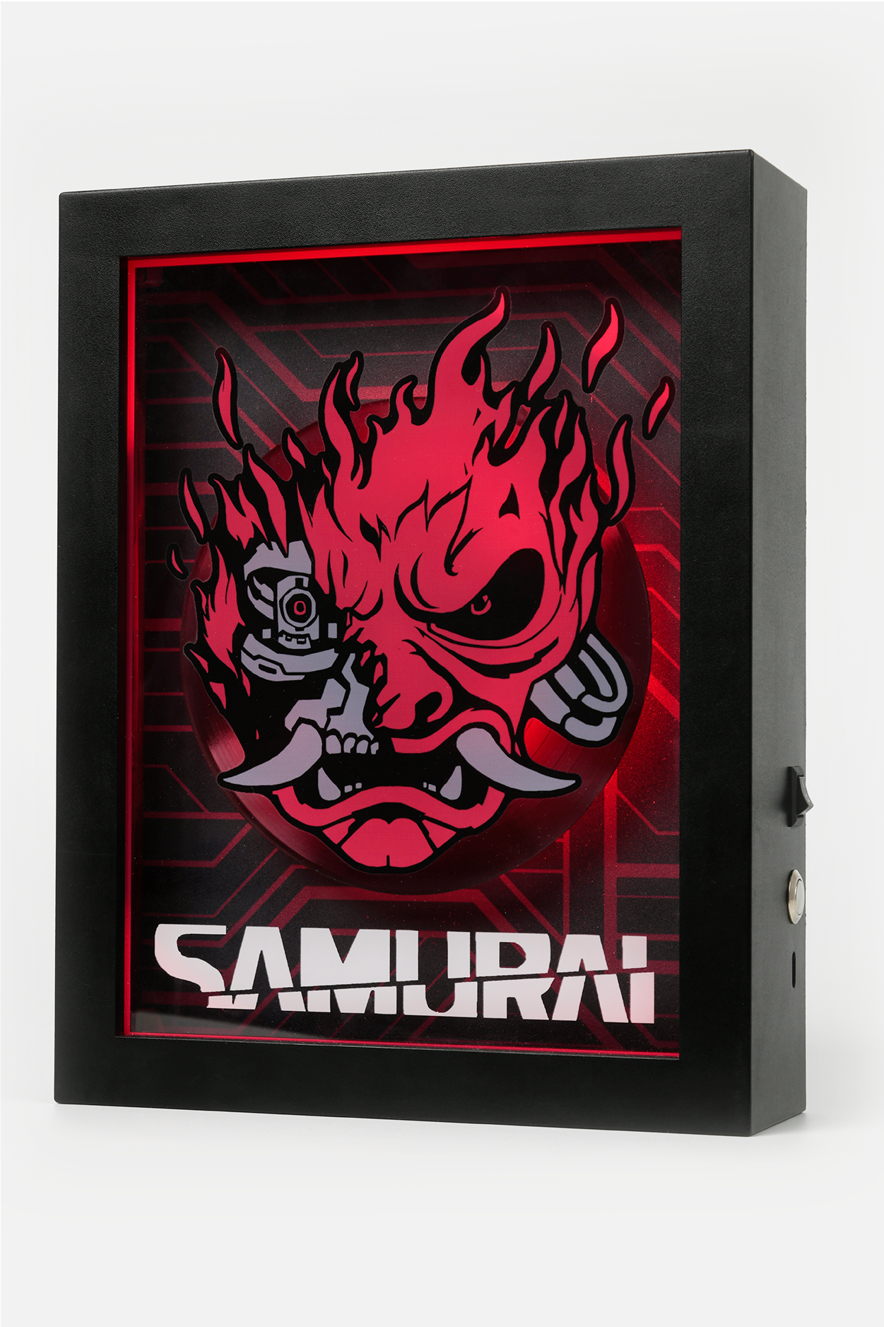 CYBERPUNK 2077 : SHADOWBOX ANIMÉE SAMURAI