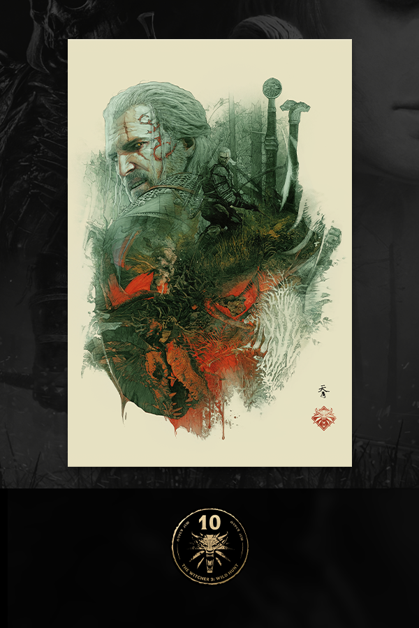 "THE WITCHER 3: WILD HUNT" 10-JÄHRIGES JUBILÄUM – "10 FÜR 10"-DRUCKSAMMLUNG
