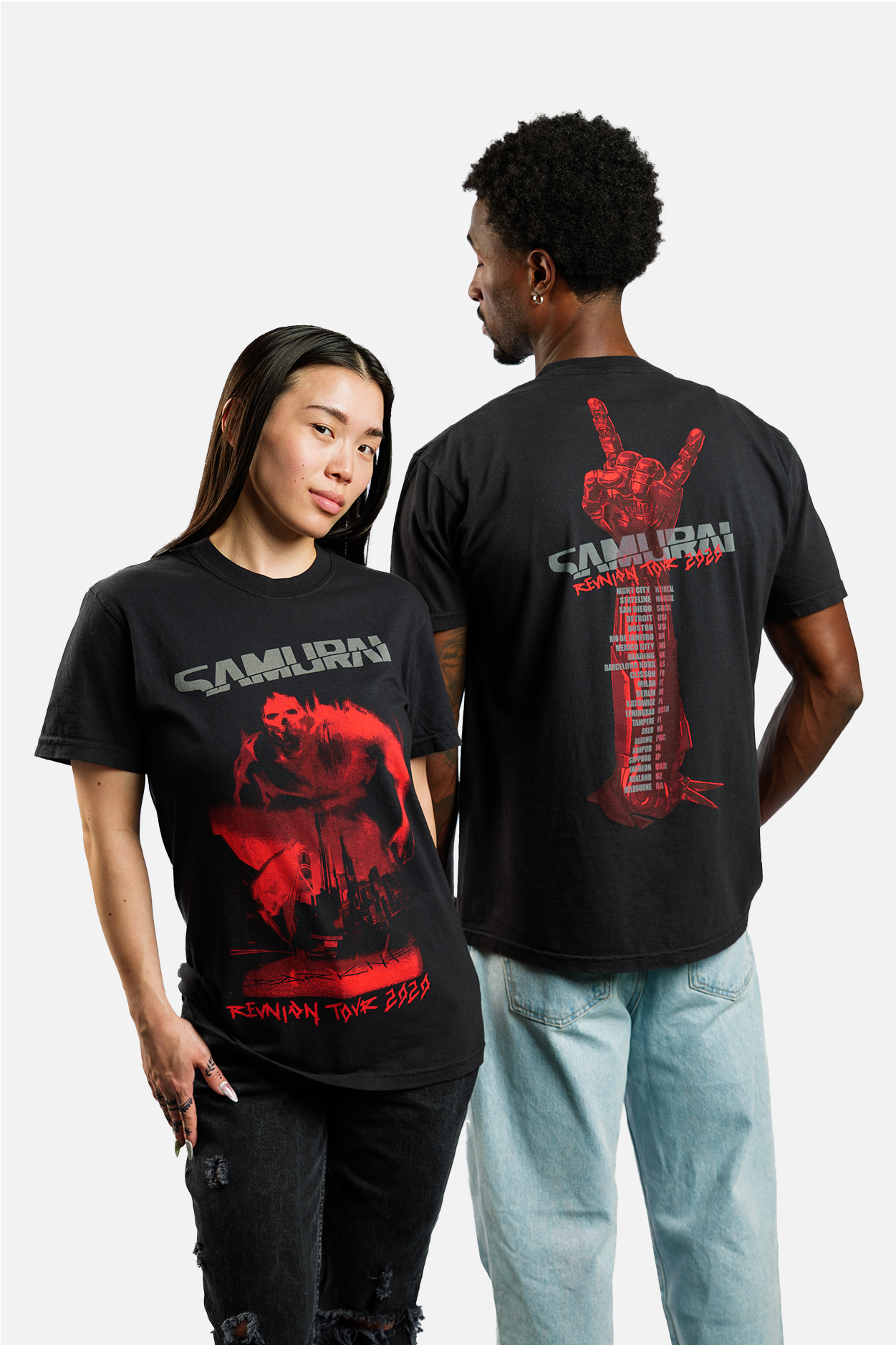CYBERPUNK 2077 SAMURAI REUNION TOUR TEE