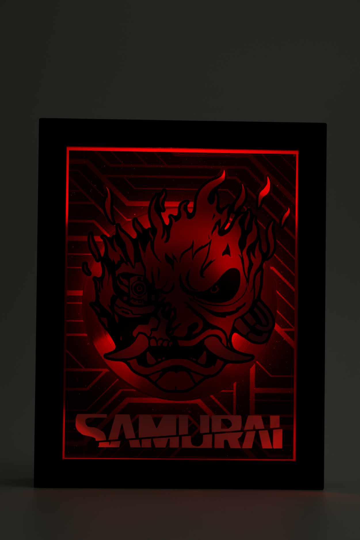 CYBERPUNK 2077 : SHADOWBOX ANIMÉE SAMURAI