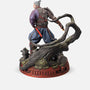 THE WITCHER GERALT RONIN LONE WOLF STATUE