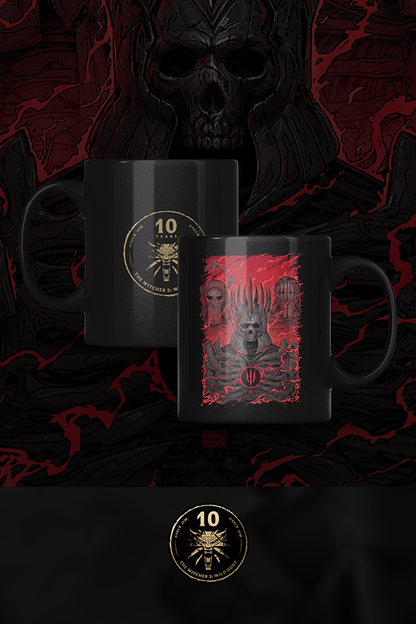 THE WITCHER 3 : WILD HUNT MUG 10E ANNIVERSAIRE